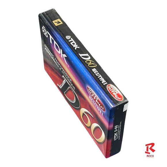 🎵TDK D60 High Output Blank Audio Cassette Tapes IECI/Type I New‎ Sealed🎵 - Picture 5 of 5